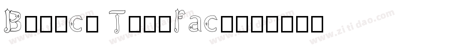 Bronco Typeface字体转换